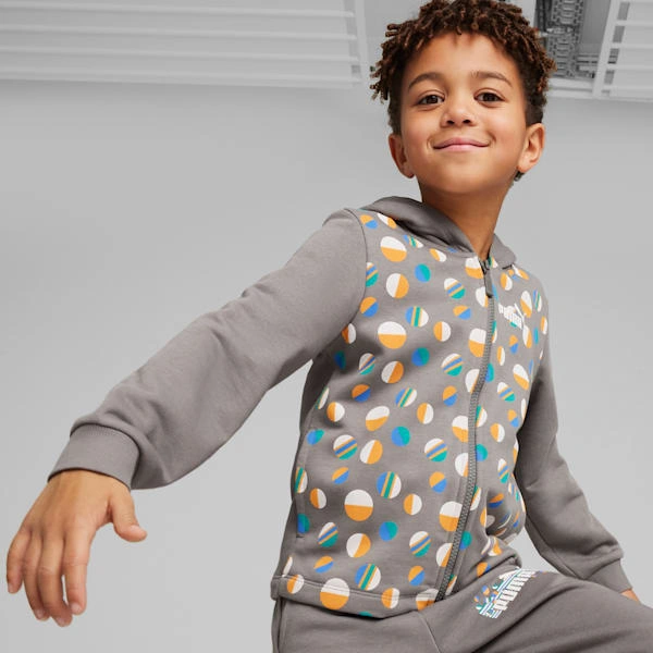 PUMA ESS+ Sommercamp Kapuzenjacke für kleine Entdecker – Sonnenschein & Spaß inklusive!
